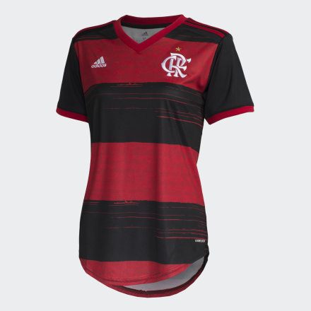 

Camisa CR Flamengo 1 Mulher  adidas, Preto