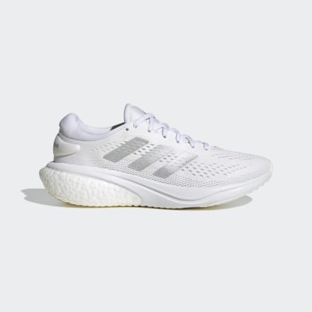 Adidas Supernova 2 Running Shoes White / Silver Metallic / White 5 - Women Running Trainers