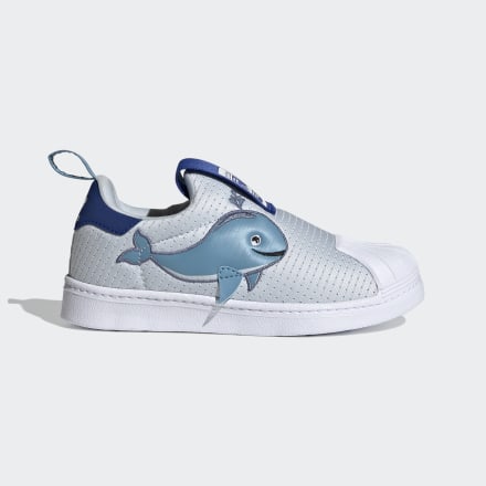 adidas Superstar 360 PrimeBlue Shoes Halo Blue / White / Royal Blue 2 - Kids Lifestyle Trainers