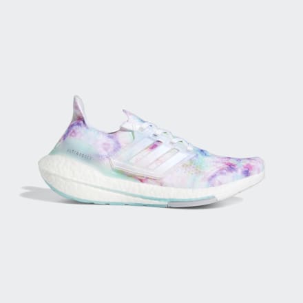 adidas ULTRABOOST 21 Tie-Dye SHOES White / Mint Ton 10 - Women Running Sport Shoes,Trainers