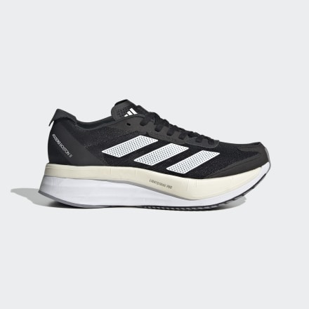 Adidas Adizero Boston 11 Shoes Black / White / Grey 5 - Women Running Trainers