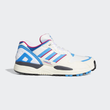 adidas ZX 0000 Evolution Shoes Crystal White / Blue / Pink 8 - Men Lifestyle Trainers
