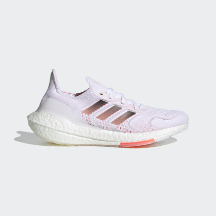 Adidas Ultraboost 22 HEAT.RDY Shoes White / Black / Turbo 9 - Women Running Trainers