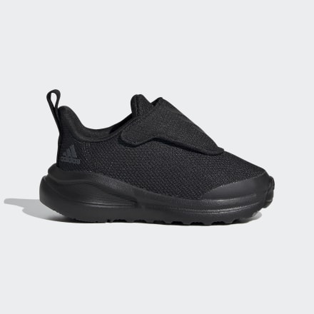 Adidas FortaRun AC Running Shoes Black / Grey 8K - Kids Running Trainers