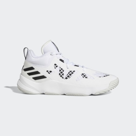 Adidas Pro N3XT 2021 Shoes White / Black / Grey 8.5 - Unisex Basketball Trainers