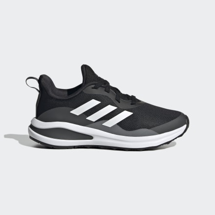 Adidas FortaRun Lace Running Shoes Black / White / Grey 13K - Kids Running Sport Shoes,Trainers