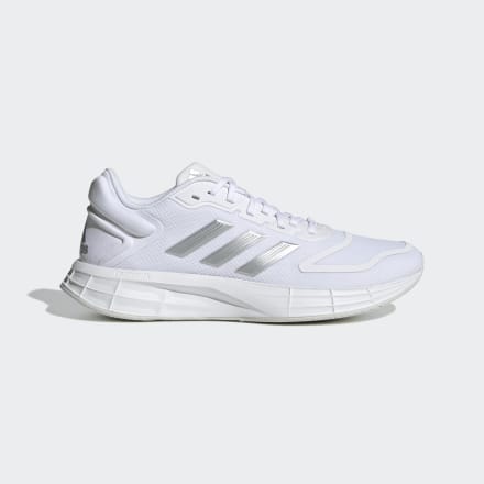 Adidas Duramo SL 2.0 Shoes White / Silver Metallic / Grey 5 - Women Running Trainers