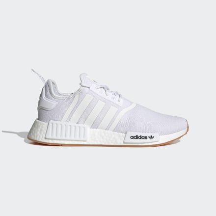 adidas NMD_R1 PrimeBlue Shoes White / Gum 7.5 - Men Lifestyle Trainers