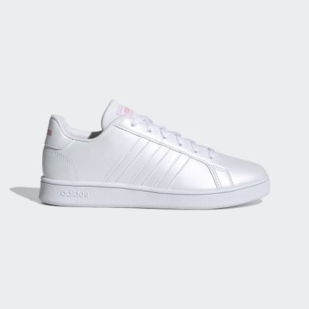 adidas Grand Court Shoes White / Super Pop 3 - Kids Tennis,Lifestyle Sport Shoes,Trainers