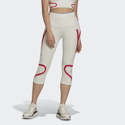 Adidas adidas by Stella McCartney TruePace HEAT.RDY 3/4 Running Tights White M - Women Running Tights