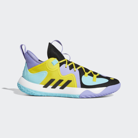 Adidas Harden Stepback 2.0 Shoes Black / Team Yellow 10 - Unisex Basketball Sport Shoes,Trainers