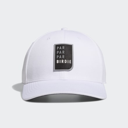 adidas Par Par Par Birdie Snapback Hat White OSFM - Men Golf Headwear