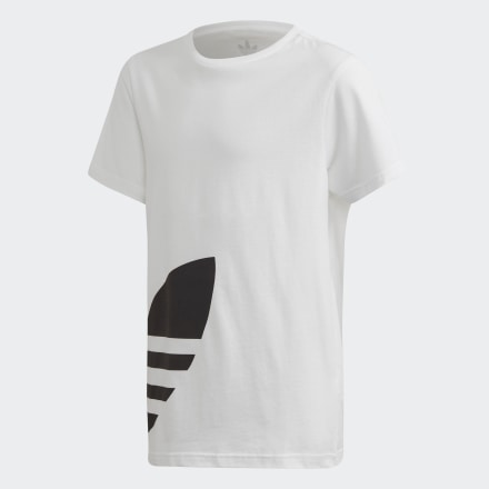 Camiseta Big Trefoil Kids  adidas, Preto