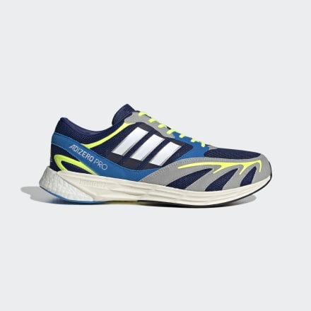 Adidas Adizero Pro V1 DNA Shoes Victory Blue / White / Blue Rush 7 - Men Running Trainers