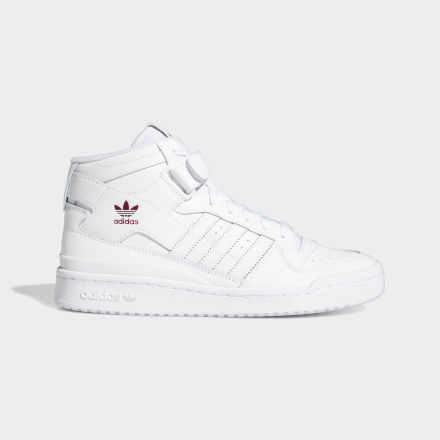 adidas Forum Mid Shoes White / Pink 6 - Women Lifestyle Trainers