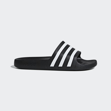 Adidas Adilette Aqua Slides Black / White / Black 4 - Unisex Swimming Sandals & Thongs,Sport Shoes