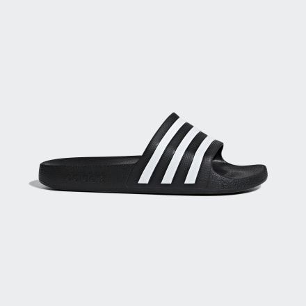 Adidas Adilette Aqua Slides Black / White / Black 6 - Unisex Swimming Sandals & Thongs,Sport Shoes