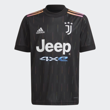 adidas Juventus 21/22 Away Jersey Black 7-8Y - Kids Football Jerseys,Shirts
