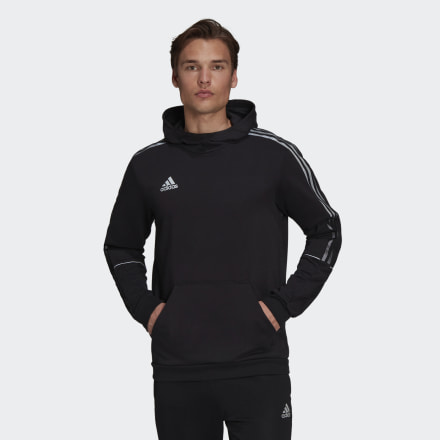 adidas Tiro Reflective Hoodie Black L - Men Football Hoodies,Sweatshirts