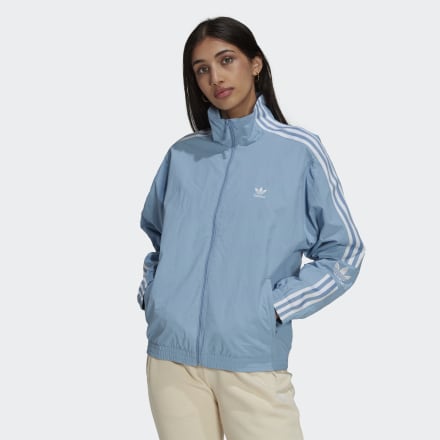 adidas Adicolor Classics Lock-Up Track Top Ambient Sky 14 - Women Lifestyle Tracksuits