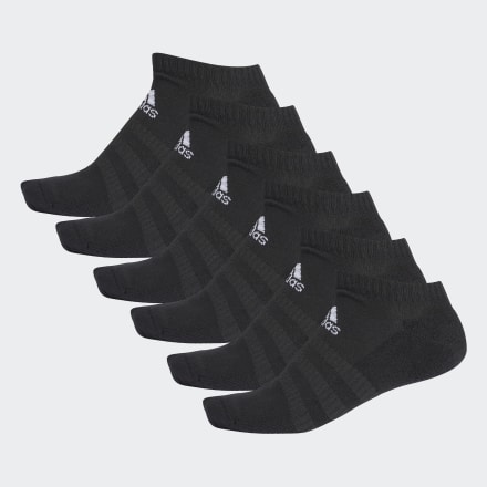 

Meias Cushioned Low-cut 6 Pares Unisex  adidas, Preto