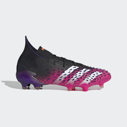 adidas PRedator Freak.1 Firm Ground Boots Black / White / Pink 9 - Unisex Football Football Boots