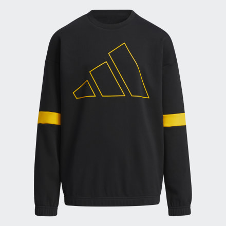 adidas Crewneck Sweatshirt Black 4-5Y - Kids Training Shirts,Sweatshirts
