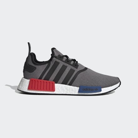 adidas NMD_R1 OG Shoes Grey / Black / White 7.5 - Men Lifestyle Trainers