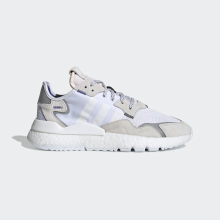 Adidas Nite Jogger Shoes White / White 10 - Unisex Lifestyle Trainers