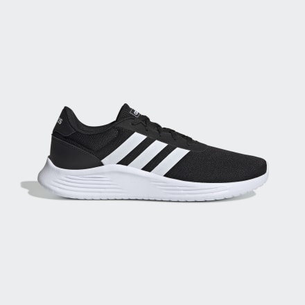 adidas Lite Racer 2.0 Shoes Black / White / Black 8.5 - Men Running,Lifestyle Sport Shoes,Trainers