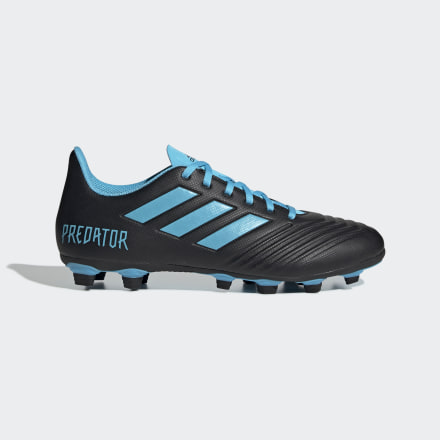 Adidas PRedator 19.4 Flexible Ground Boots Black / Bright Cyan / Solar Yellow 10 - Men Football Football Boots