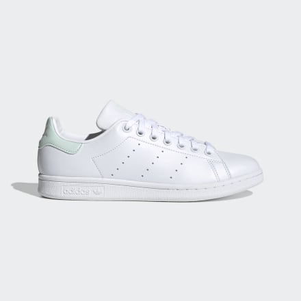 adidas Stan Smith Shoes White / DAsh Green / Black 9.5 - Women Lifestyle Trainers