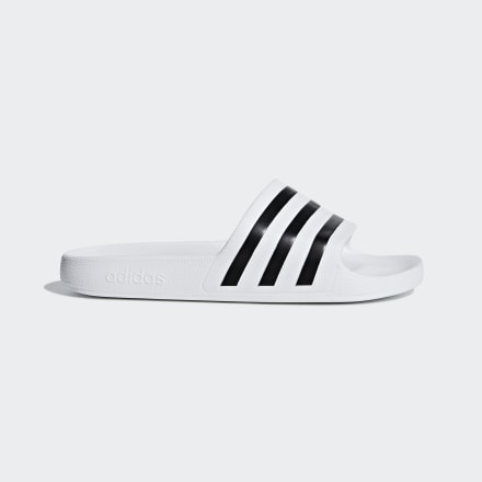 adidas Adilette Aqua Slides White / Black / White 11 - Unisex Swimming Sandals & Thongs,Sport Shoes
