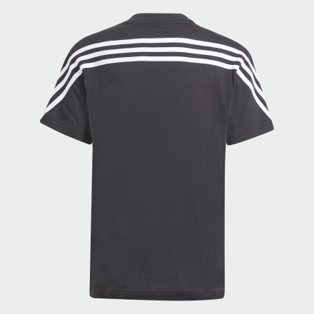adidas Future Icons 3-Stripes Tee Black / White 4-5Y - Kids Training Shirts