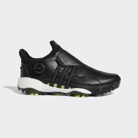 Adidas Tour360 22 BOA Golf Shoes Black / Iron Metallic 9.5 - Men Golf Trainers