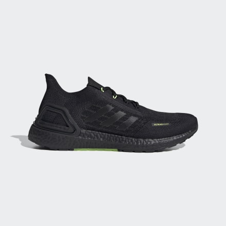 Adidas Ultraboost SUMMER.RDY Shoes Black / Signal Green 11 - Unisex Running Trainers