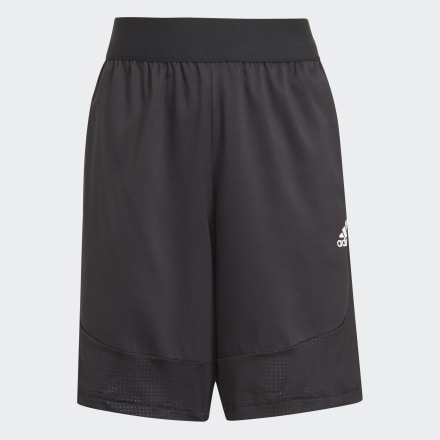adidas XFG AEROREADY Sport Shorts Black / White 15-16 - Kids Training Shorts