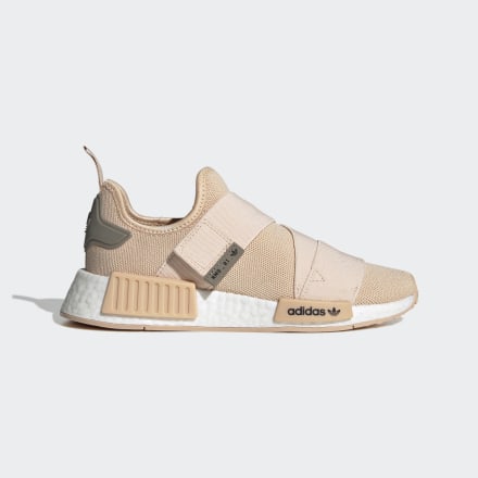 Adidas NMD_R1 Strap Shoes Halo Blush / White / Simple Brown 5 - Women Lifestyle Trainers