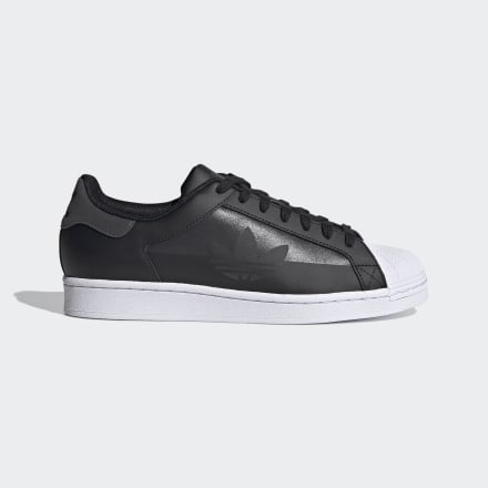 adidas Superstar Shoes Black / Grey Six 9.5 - Men Lifestyle Trainers