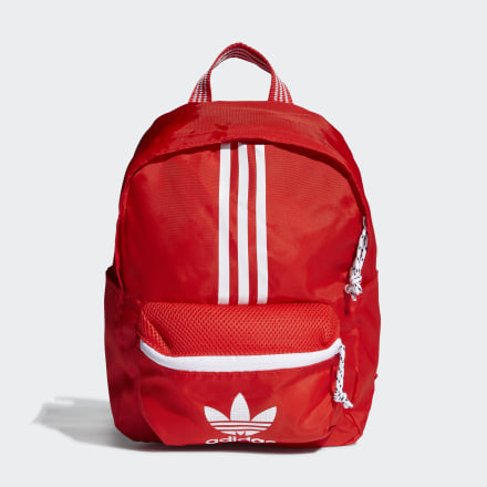 Adidas Adicolor Classic Backpack Small Red / White NS - Unisex Lifestyle Bags
