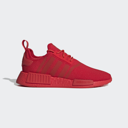 adidas NMD_R1 PrimeBlue Shoes Vivid Red / Vivid Red / Vivid Red 4 - Men Lifestyle Trainers