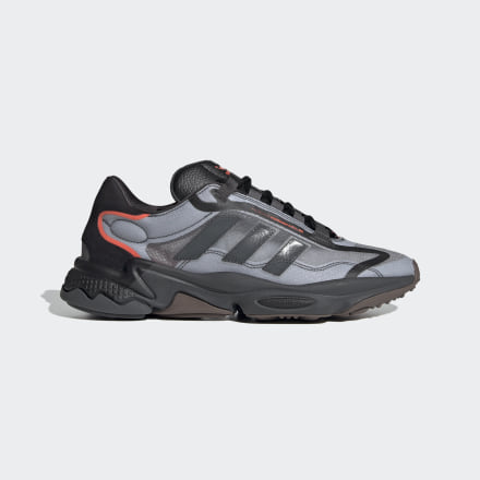 Adidas OZWEEGO Pure Shoes Black / Grey Six / Solar Red 10 - Unisex Lifestyle Trainers