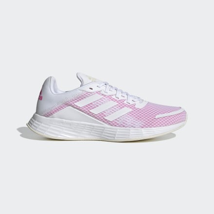 Adidas Duramo SL Shoes White / Screaming Pink 5 - Women Running Trainers