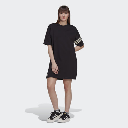 Adidas Adicolor Neuclassics Tee Dress Black 6 - Women Lifestyle Dresses
