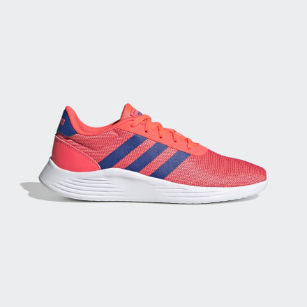 adidas Lite Racer 2.0 Shoes Signal Pink / White / Power Pink 5.5 - Kids Running,Lifestyle Trainers