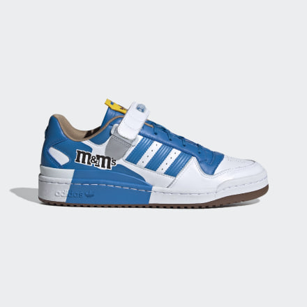 Adidas M&M'S Brand Forum Low 84 Shoes Craft Blue / White / Eqt Yellow 12 - Men Lifestyle Trainers