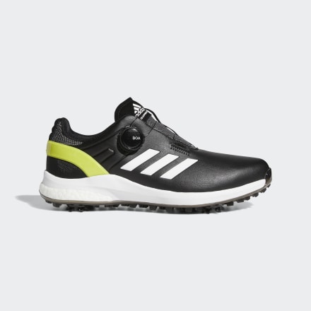 adidas EQT BOA Golf Shoes Black / White / Acid Yellow 12 - Men Golf Sport Shoes,Trainers