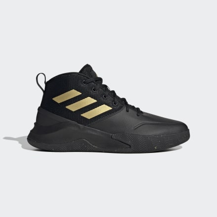 adidas Own the Game Shoes Black / Matte Gold / Black 9.5 - Men Basketball Trainers
