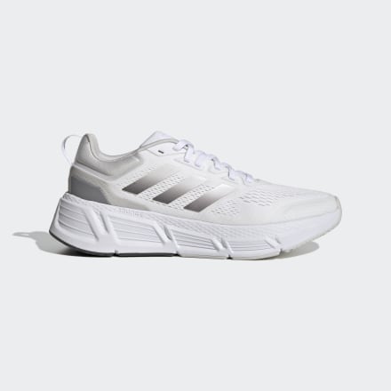 Adidas Questar Shoes White / Grey / Grey Six 7 - Men Running Trainers