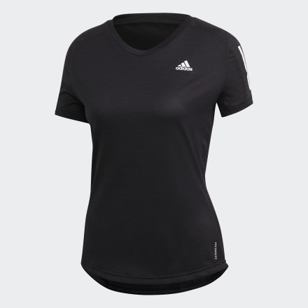 Adidas OWN THE RUN TEE Black XL - Women Running Shirts
